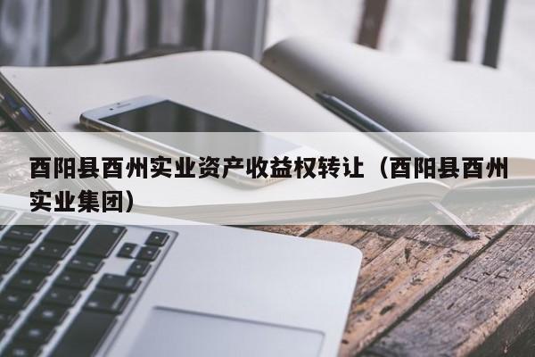 酉阳县酉州实业资产收益权转让（酉阳县酉州实业集团）