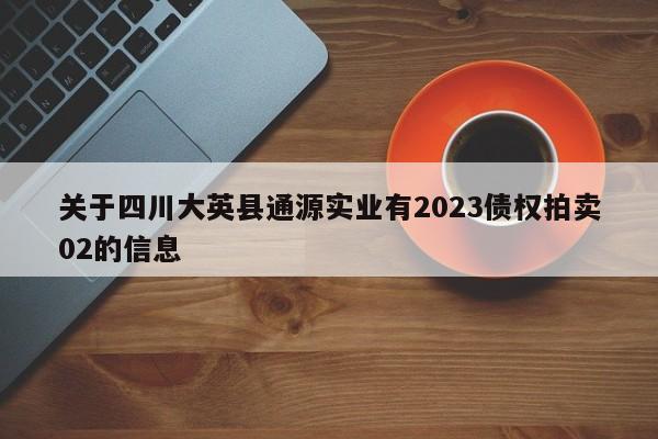 关于四川大英县通源实业有2023债权拍卖02的信息