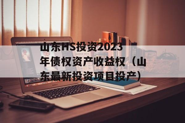 山东HS投资2023年债权资产收益权（山东最新投资项目投产）