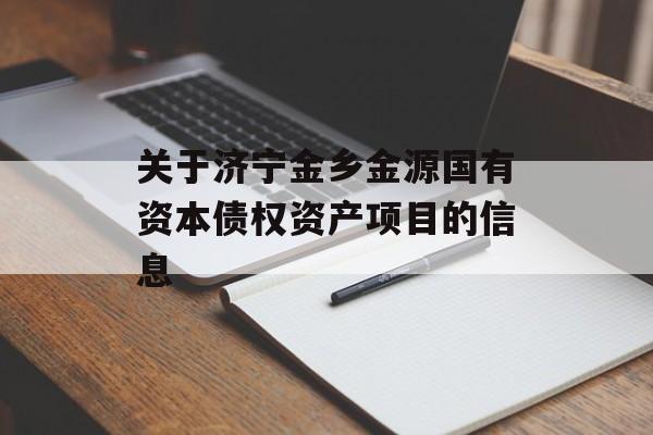 关于济宁金乡金源国有资本债权资产项目的信息