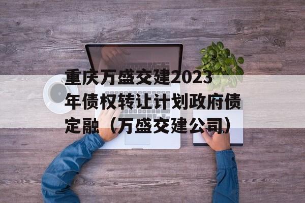 重庆万盛交建2023年债权转让计划政府债定融（万盛交建公司）