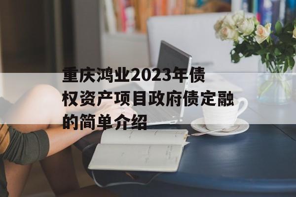 重庆鸿业2023年债权资产项目政府债定融的简单介绍