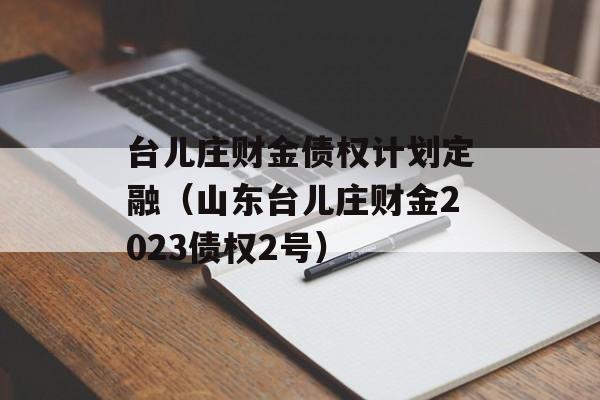 台儿庄财金债权计划定融（山东台儿庄财金2023债权2号）