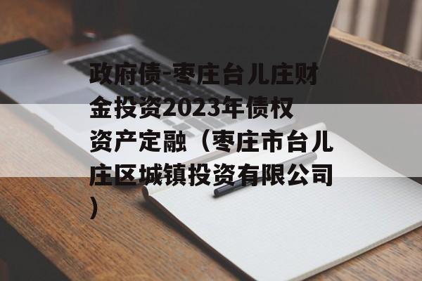 政府债-枣庄台儿庄财金投资2023年债权资产定融（枣庄市台儿庄区城镇投资有限公司）