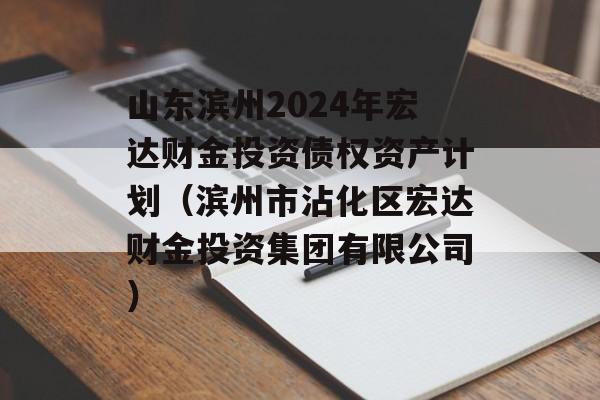 山东滨州2024年宏达财金投资债权资产计划（滨州市沾化区宏达财金投资集团有限公司）