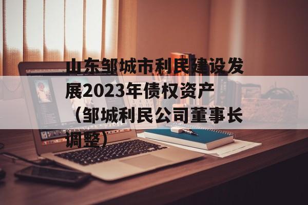 山东邹城市利民建设发展2023年债权资产（邹城利民公司董事长调整）