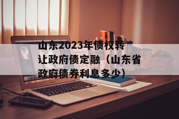 山东2023年债权转让政府债定融（山东省政府债券利息多少）