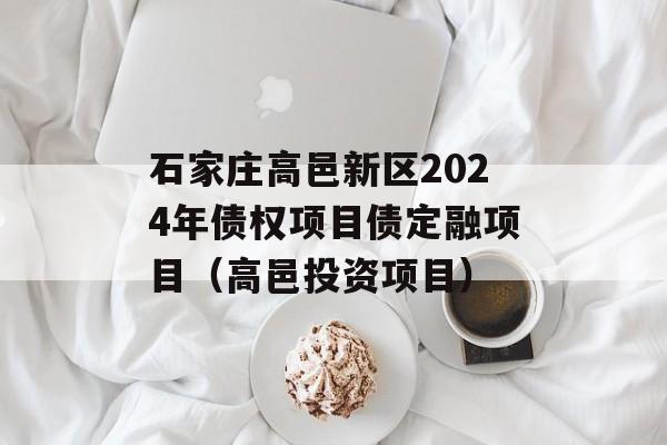 石家庄高邑新区2024年债权项目债定融项目（高邑投资项目）