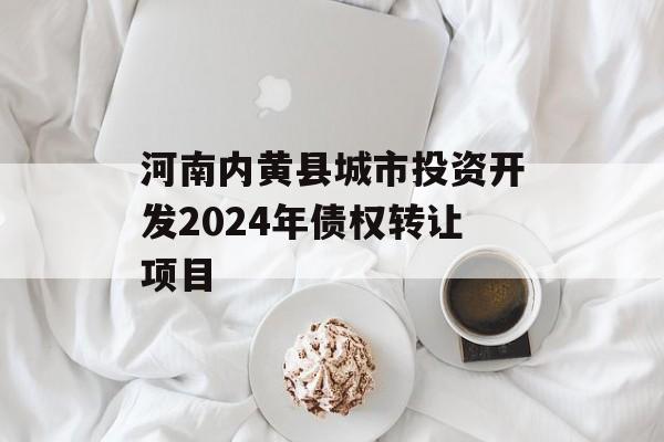 河南内黄县城市投资开发2024年债权转让项目