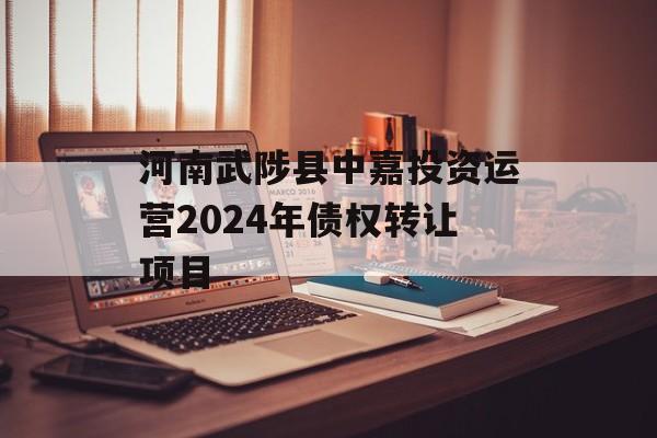 河南武陟县中嘉投资运营2024年债权转让项目